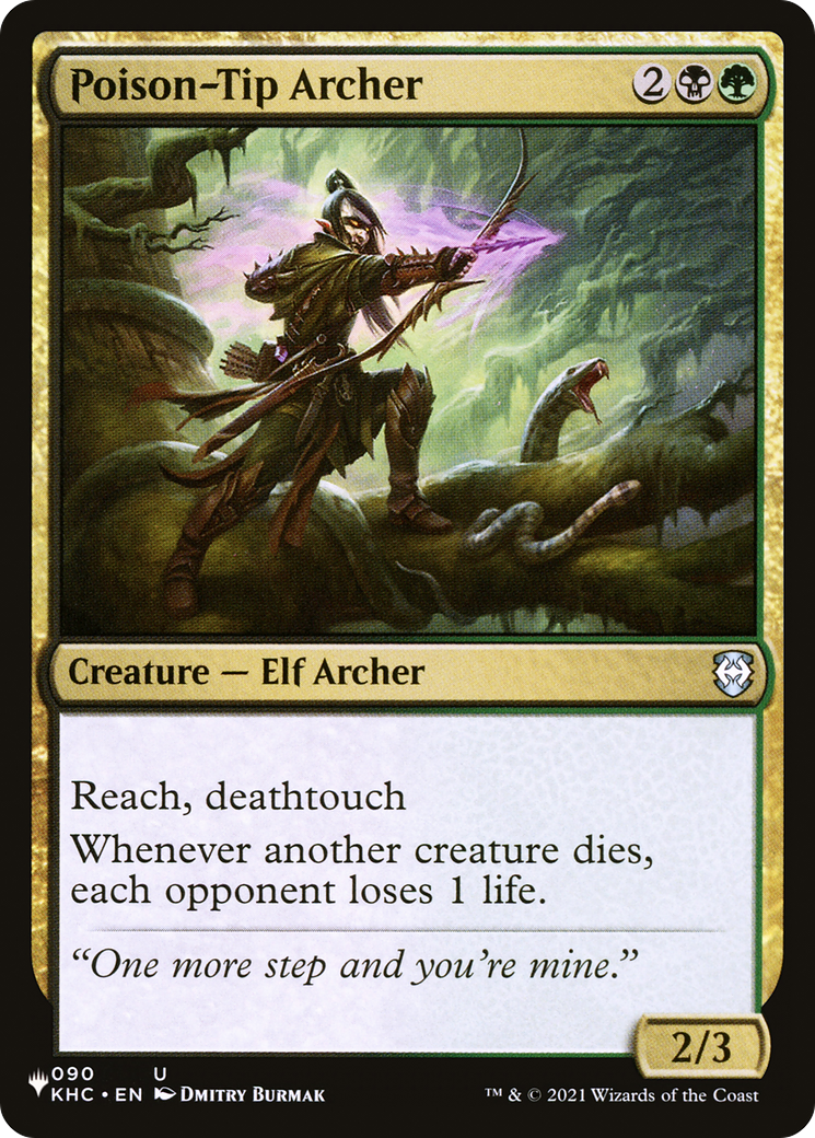 Poison-Tip Archer [The List] | I Want That Stuff Brandon