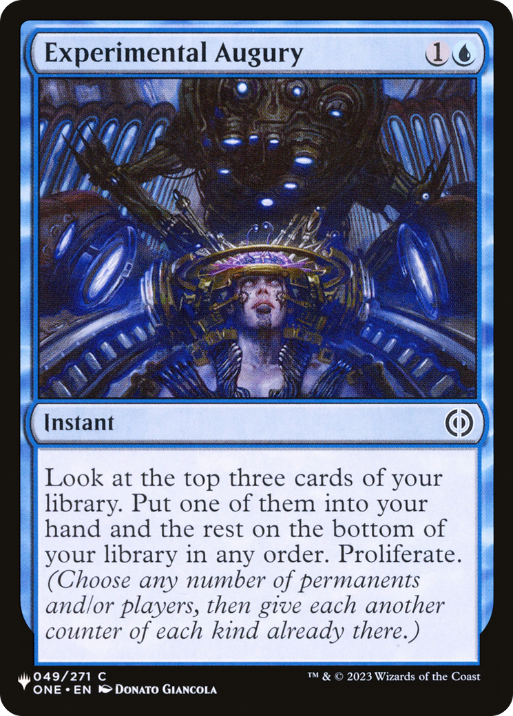 Experimental Augury [The List Reprints] | I Want That Stuff Brandon