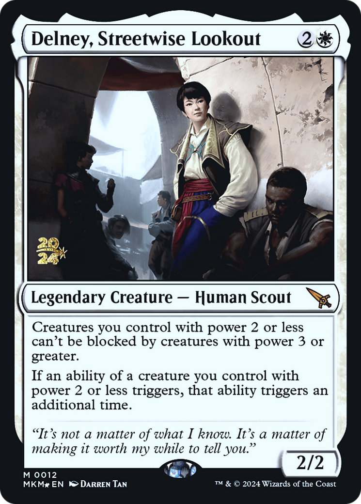 Delney, Streetwise Lookout [Murders at Karlov Manor Prerelease Promos] | I Want That Stuff Brandon