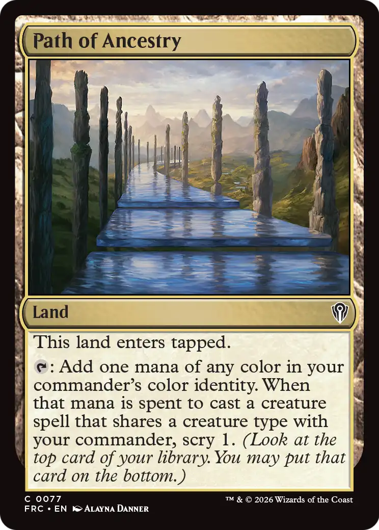 Path of Ancestry [Reality Fracture Commander] | I Want That Stuff Brandon