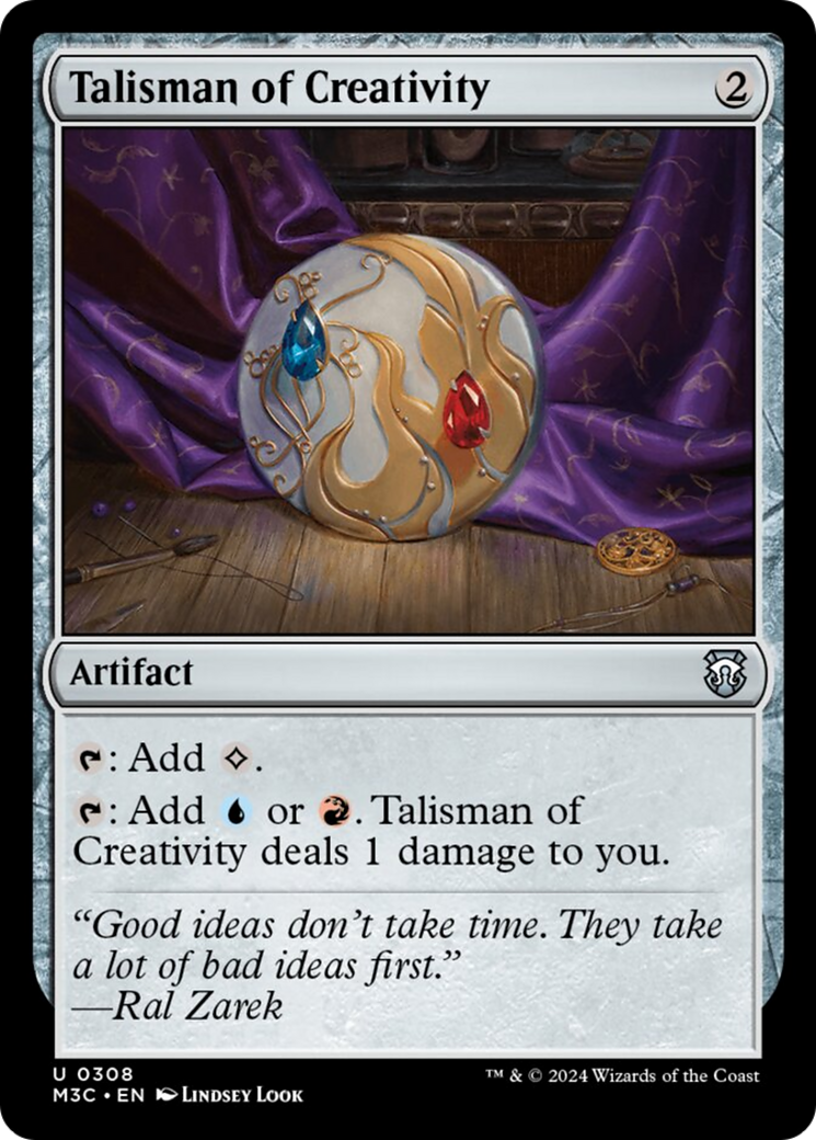 Talisman of Creativity [Modern Horizons 3 Commander] | I Want That Stuff Brandon