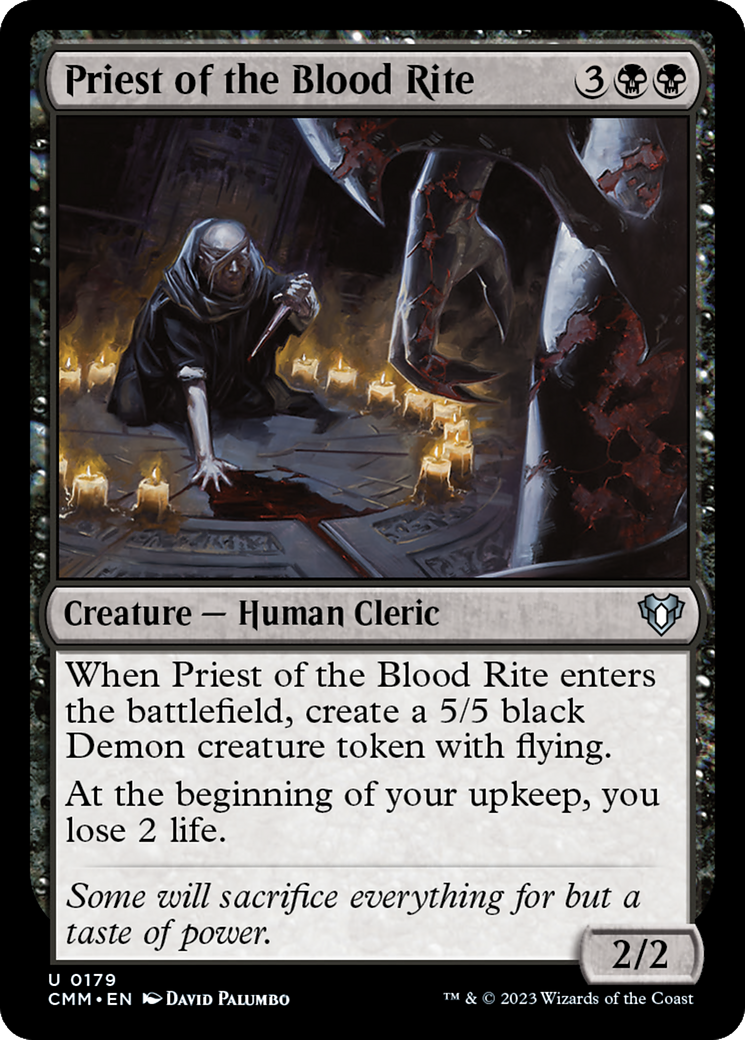 Priest of the Blood Rite [Commander Masters] | I Want That Stuff Brandon