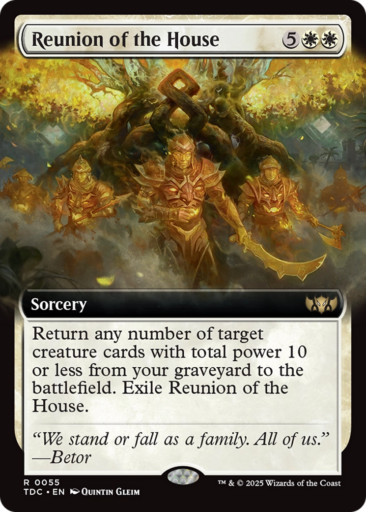 Reunion of the House (Extended Art) [Tarkir: Dragonstorm Commander] | I Want That Stuff Brandon