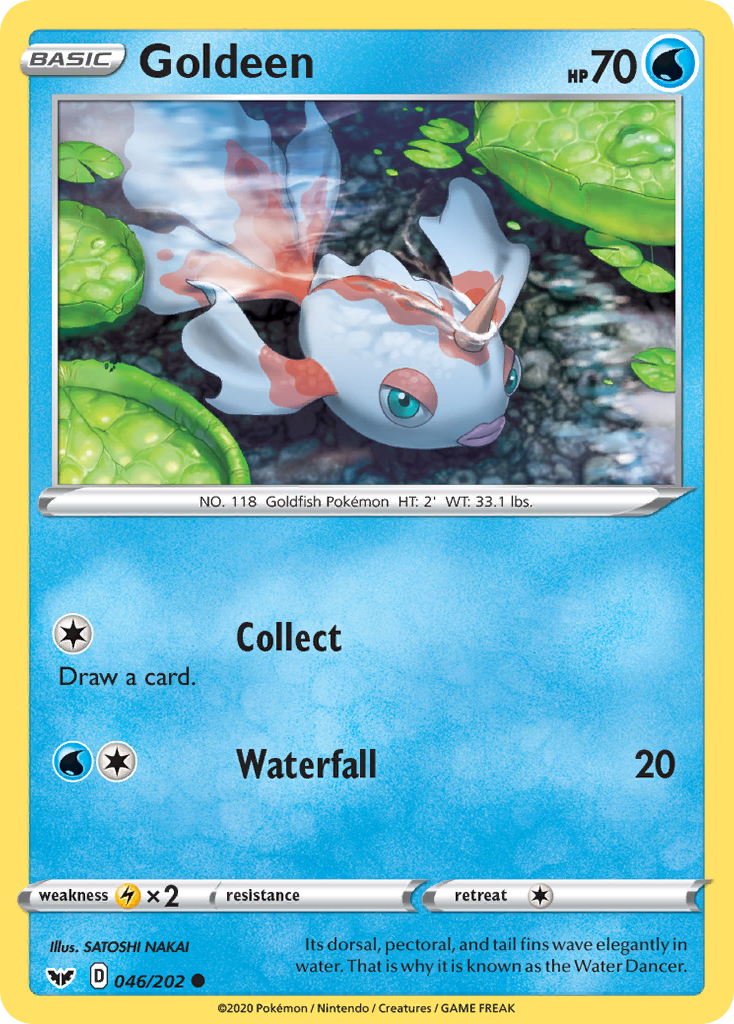 Goldeen (046/202) [Sword & Shield: Base Set] | I Want That Stuff Brandon