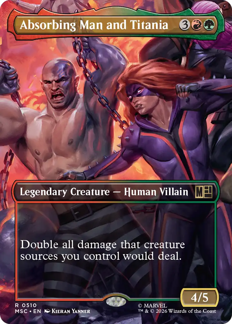Absorbing Man and Titania (Borderless) [Marvel Super Heroes Commander] | I Want That Stuff Brandon