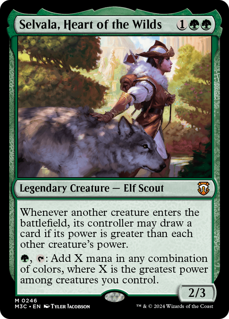 Selvala, Heart of the Wilds (Ripple Foil) [Modern Horizons 3 Commander] | I Want That Stuff Brandon