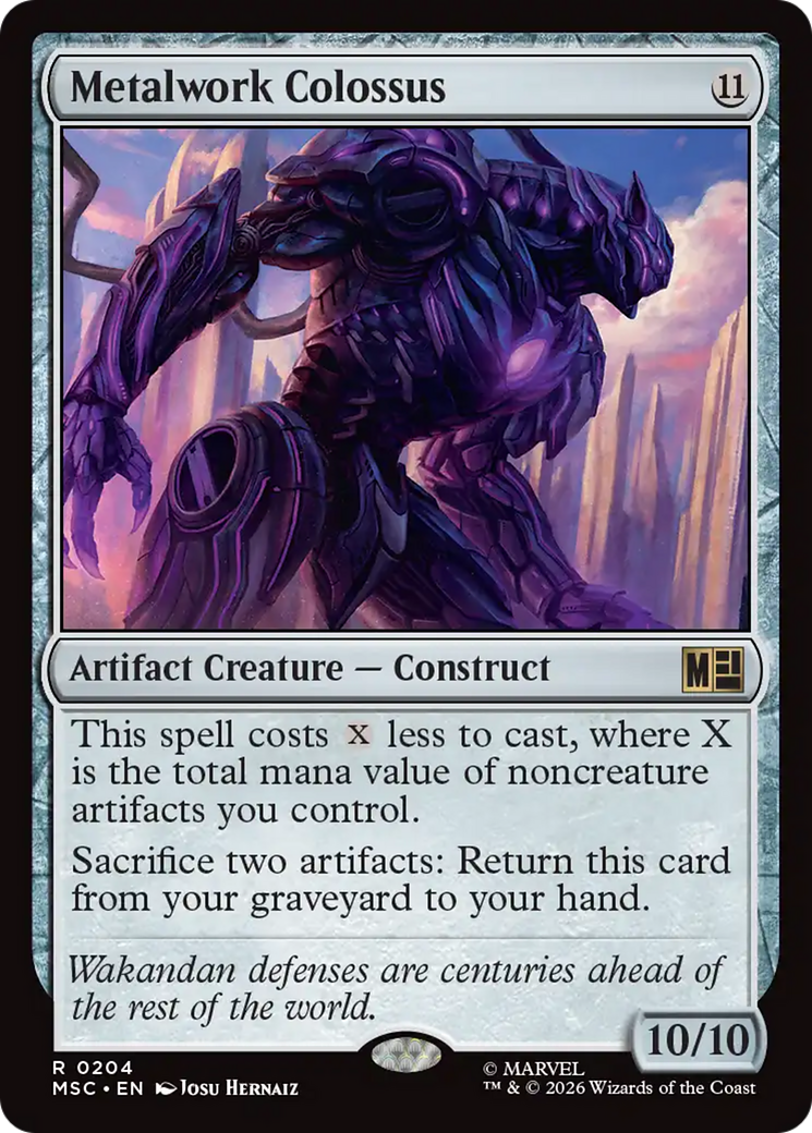 Metalwork Colossus (Surge Foil) [Marvel Super Heroes Commander] | I Want That Stuff Brandon