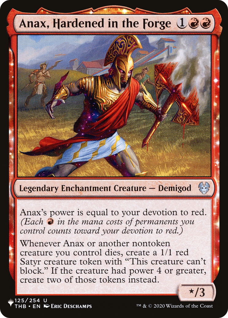 Anax, Hardened in the Forge [The List Reprints] | I Want That Stuff Brandon