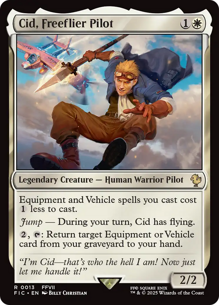 Cid, Freeflier Pilot [FINAL FANTASY Commander] | I Want That Stuff Brandon