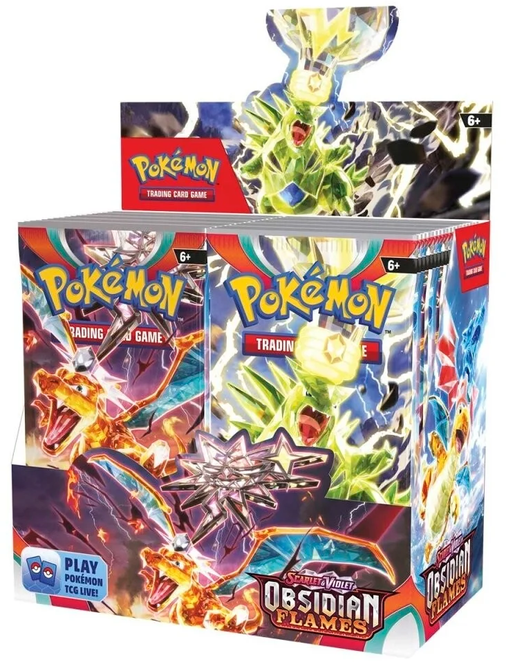 Scarlet & Violet: Obsidian Flames - Booster Box | I Want That Stuff Brandon
