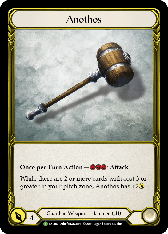 Anothos (Golden) [FAB061] (Promo)  Cold Foil | I Want That Stuff Brandon