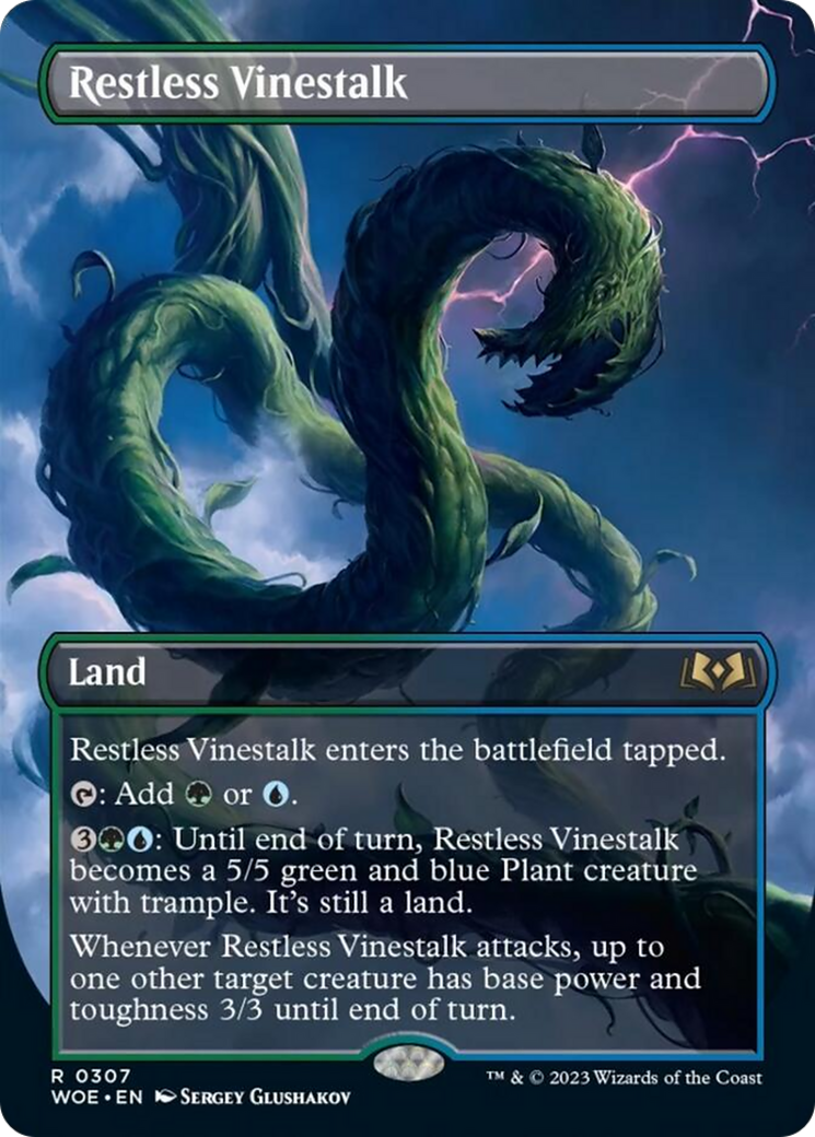 Restless Vinestalk (Borderless) [Wilds of Eldraine] | I Want That Stuff Brandon