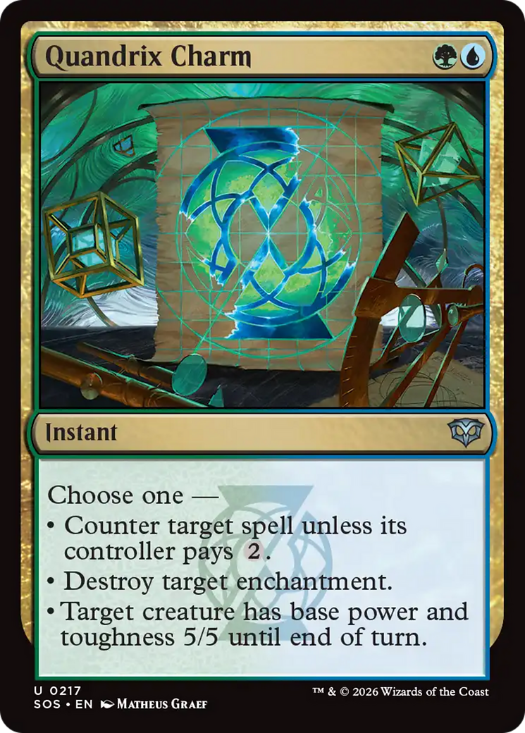 Quandrix Charm [Secrets of Strixhaven] | I Want That Stuff Brandon
