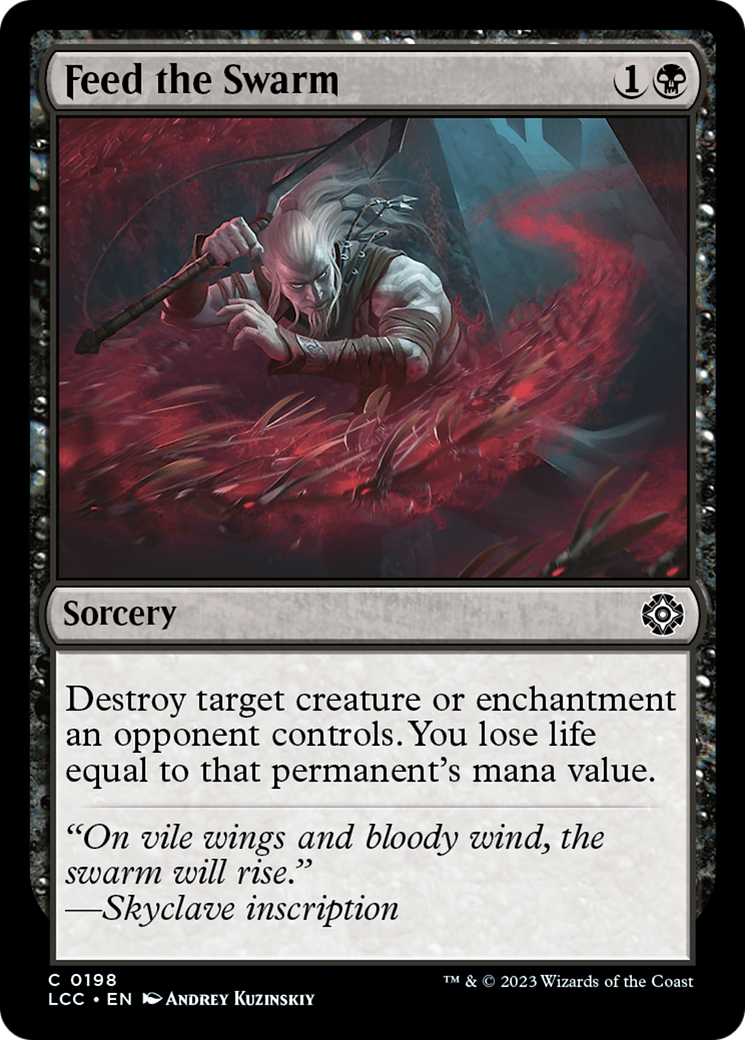 Feed the Swarm [The Lost Caverns of Ixalan Commander] | I Want That Stuff Brandon