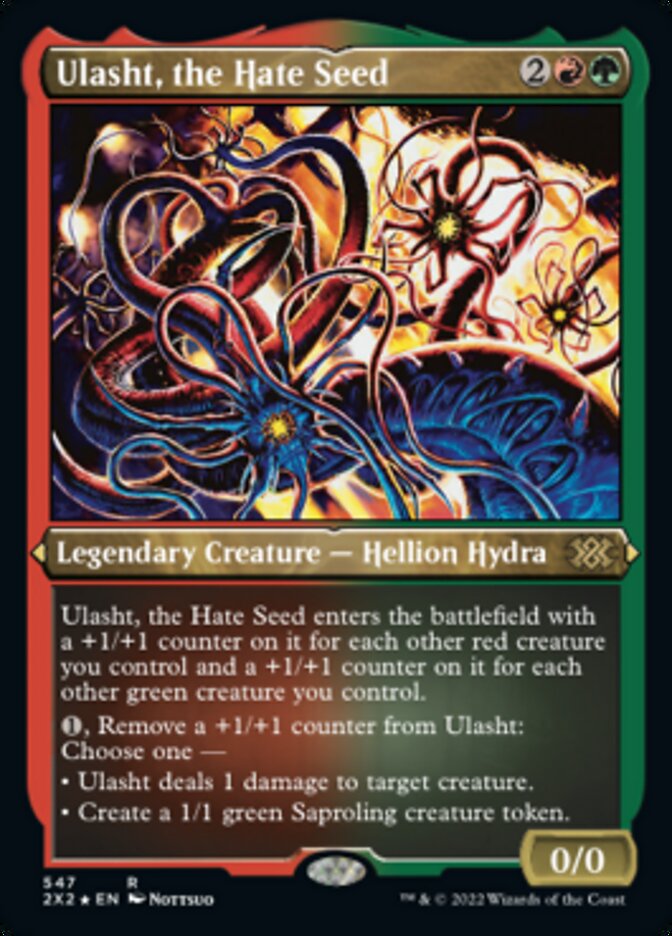 Ulasht, the Hate Seed (Foil Etched) [Double Masters 2022] | I Want That Stuff Brandon