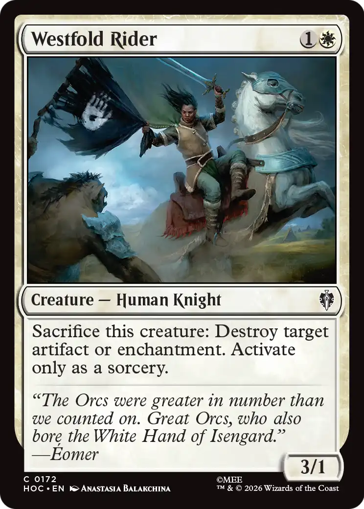 Westfold Rider [The Hobbit: Eternal-Legal] | I Want That Stuff Brandon