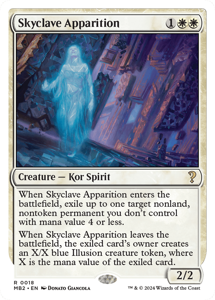 Skyclave Apparition (White Border) [Mystery Booster 2] | I Want That Stuff Brandon