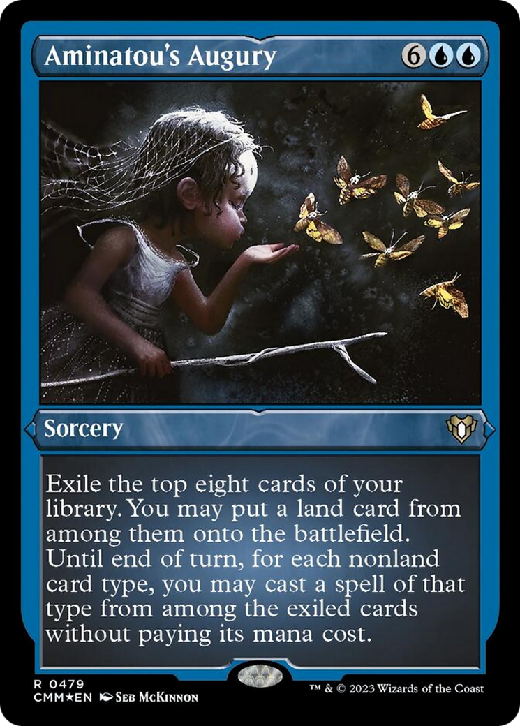 Aminatou's Augury (Foil Etched) [Commander Masters] | I Want That Stuff Brandon