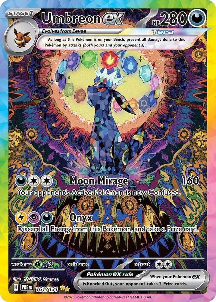 Umbreon ex (161/131) [Scarlet & Violet: Prismatic Evolutions] | I Want That Stuff Brandon