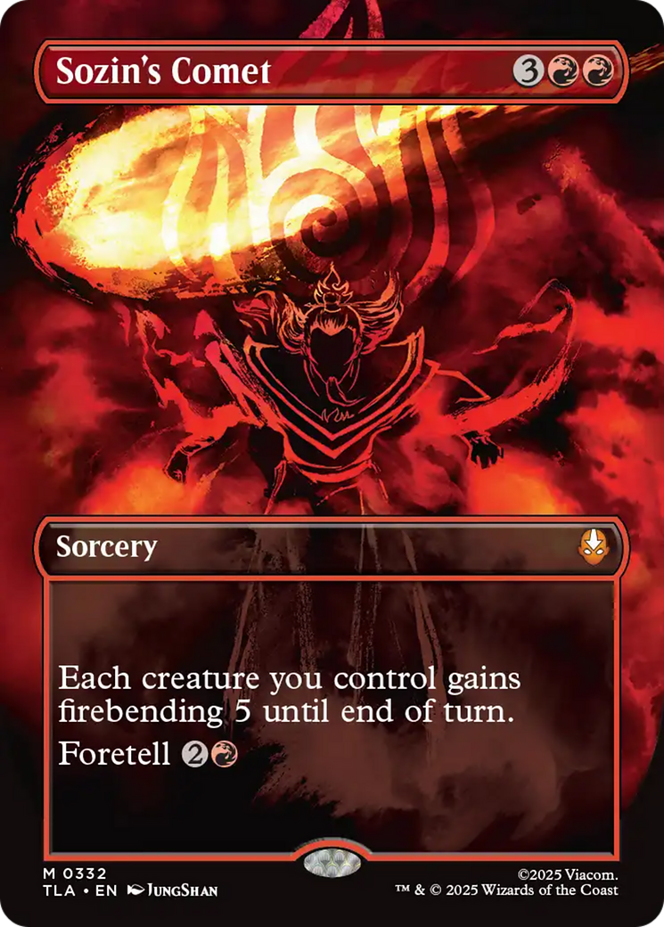 Sozin's Comet (0332) (Borderless) [Avatar: The Last Airbender] | I Want That Stuff Brandon