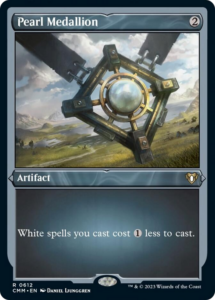Pearl Medallion (Foil Etched) [Commander Masters] | I Want That Stuff Brandon