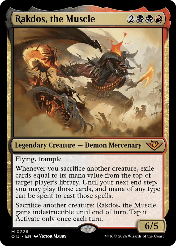 Rakdos, the Muscle [Outlaws of Thunder Junction] | I Want That Stuff Brandon