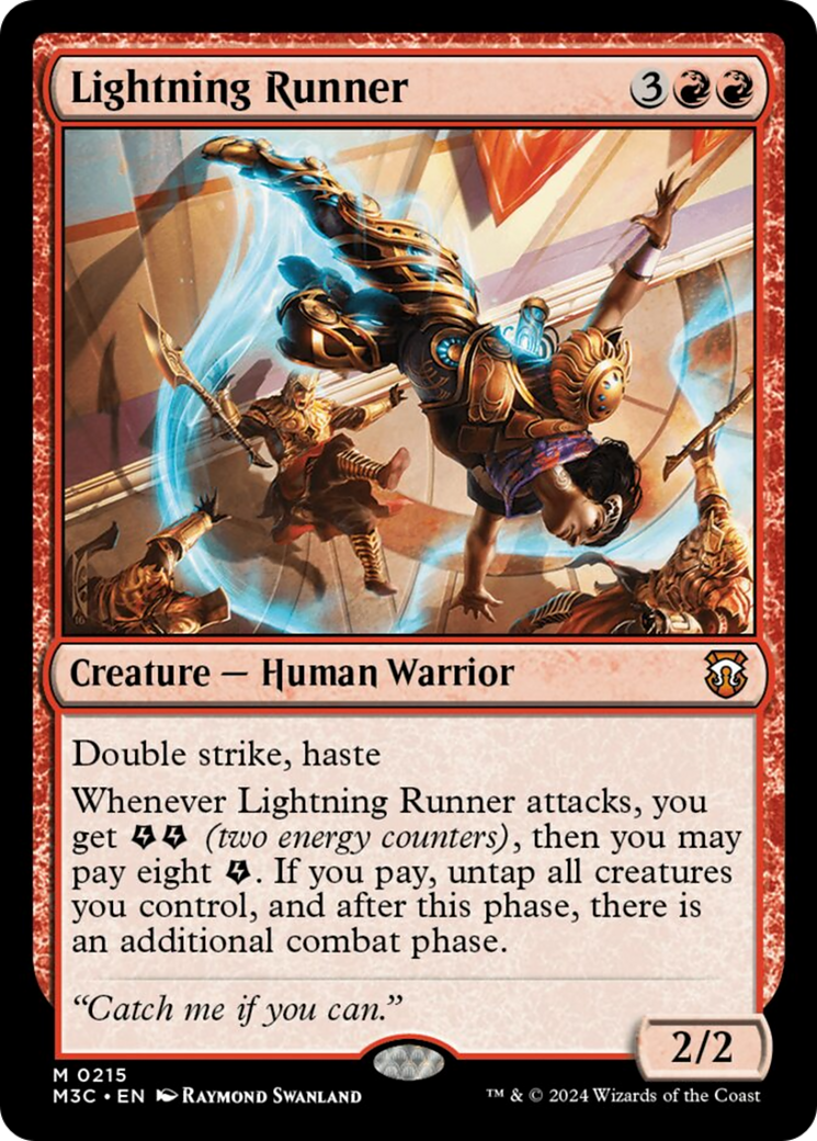 Lightning Runner (Ripple Foil) [Modern Horizons 3 Commander] | I Want That Stuff Brandon