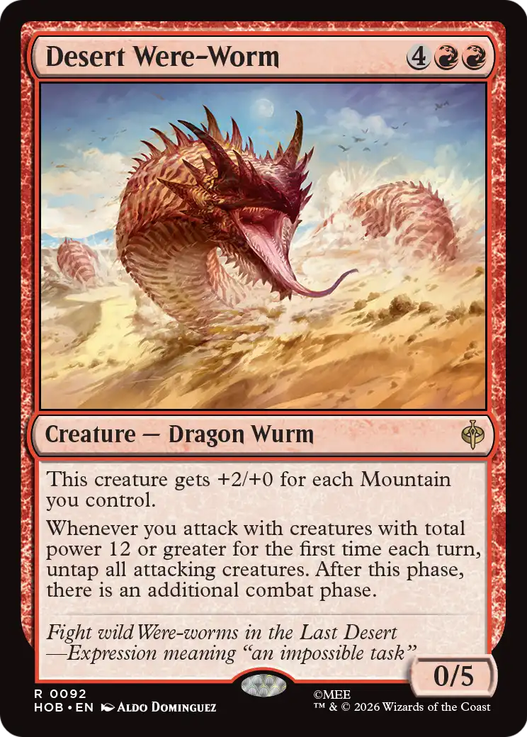 Desert Were-Worm [The Hobbit] | I Want That Stuff Brandon
