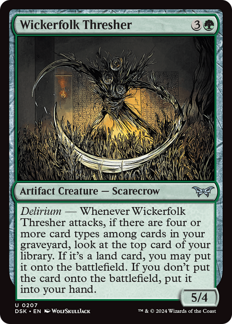 Wickerfolk Thresher [Duskmourn: House of Horror] | I Want That Stuff Brandon