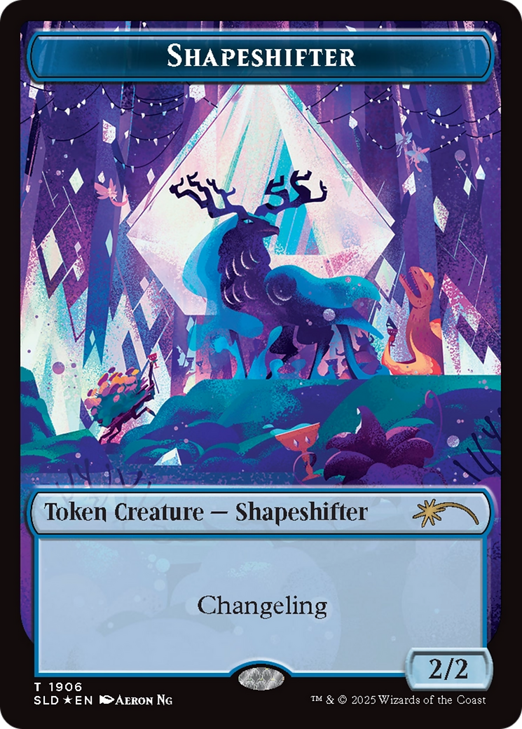 Shapeshifter Token (1906) (Double Rainbow Foil) [Secret Lair Drop Series] | I Want That Stuff Brandon