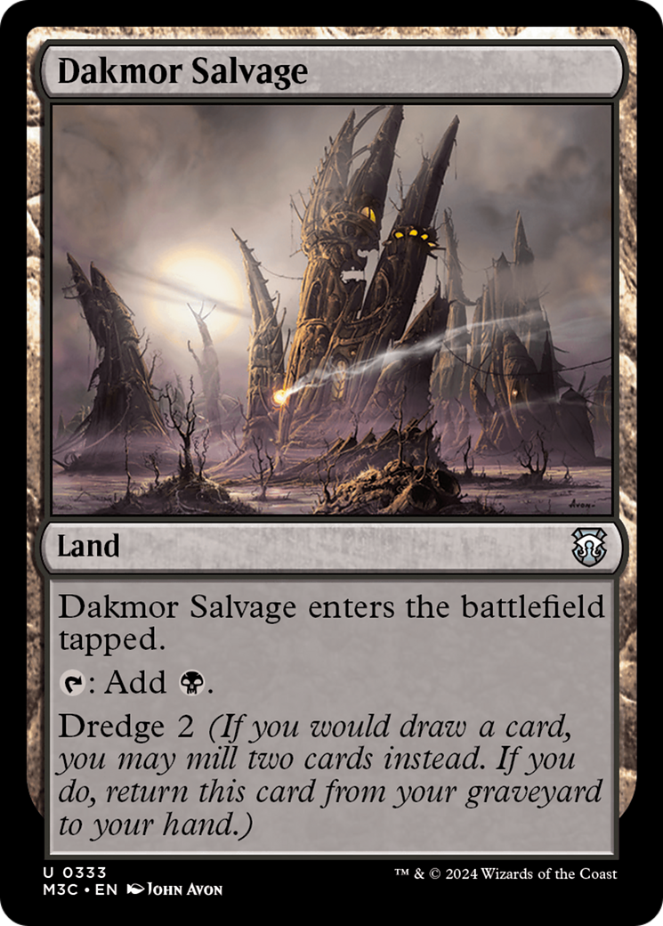 Dakmor Salvage (Ripple Foil) [Modern Horizons 3 Commander] | I Want That Stuff Brandon