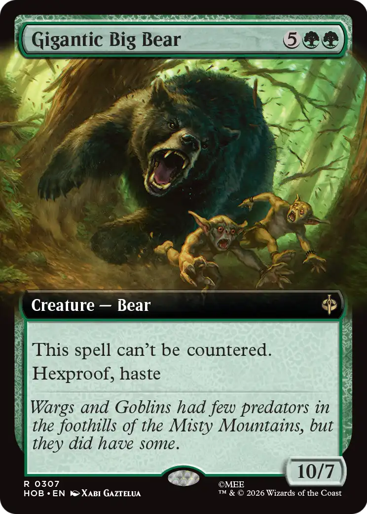 Gigantic Big Bear (Extended Art) [The Hobbit] | I Want That Stuff Brandon