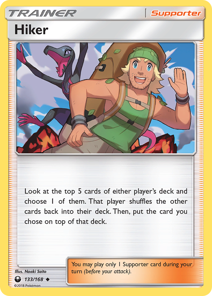Hiker (133/168) [Sun & Moon: Celestial Storm] | I Want That Stuff Brandon