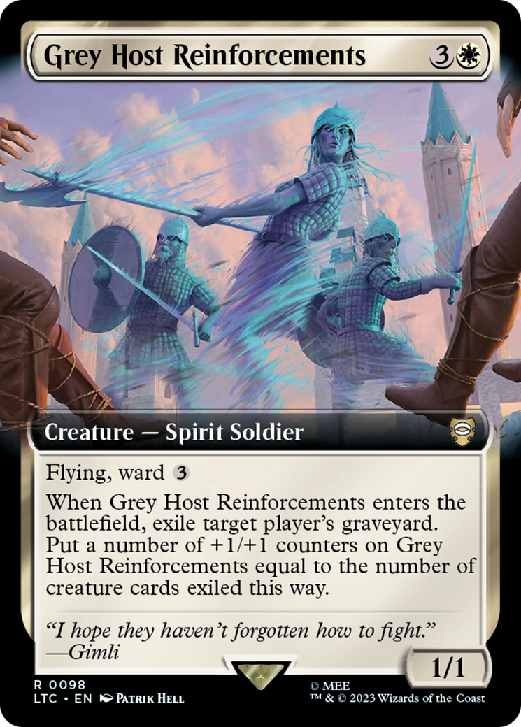 Grey Host Reinforcements (Extended Art) [The Lord of the Rings: Tales of Middle-Earth Commander] | I Want That Stuff Brandon