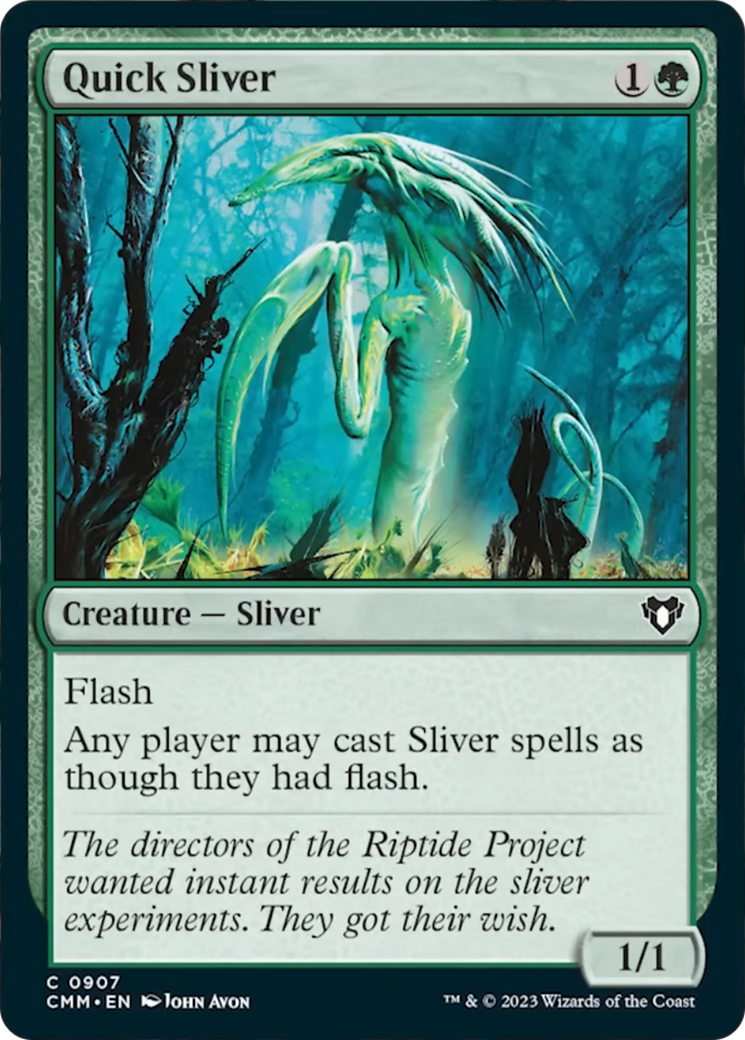 Quick Sliver [Commander Masters] | I Want That Stuff Brandon