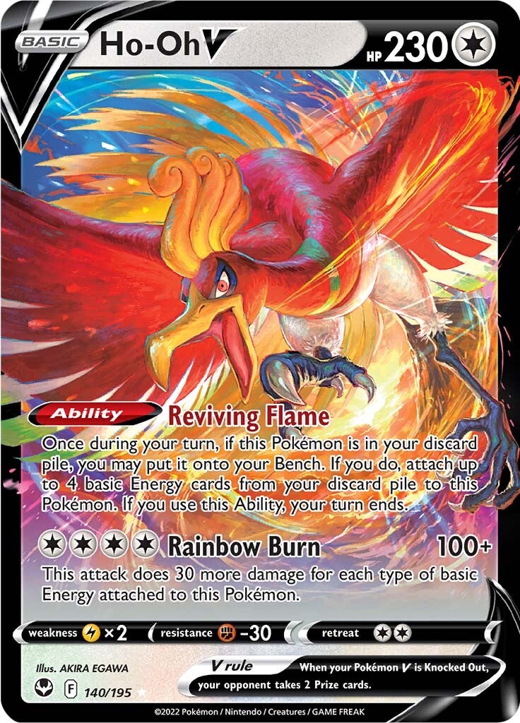 Ho-oh V (140/195) [Sword & Shield: Silver Tempest] | I Want That Stuff Brandon