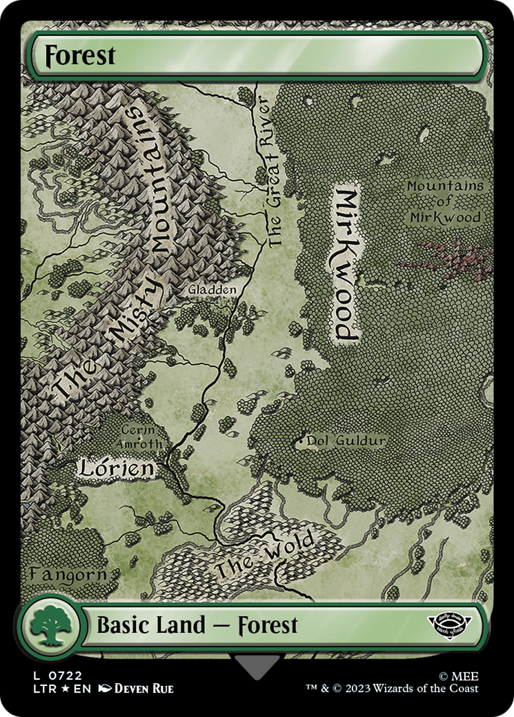 Forest (0722) (Surge Foil) [The Lord of the Rings: Tales of Middle-Earth] | I Want That Stuff Brandon