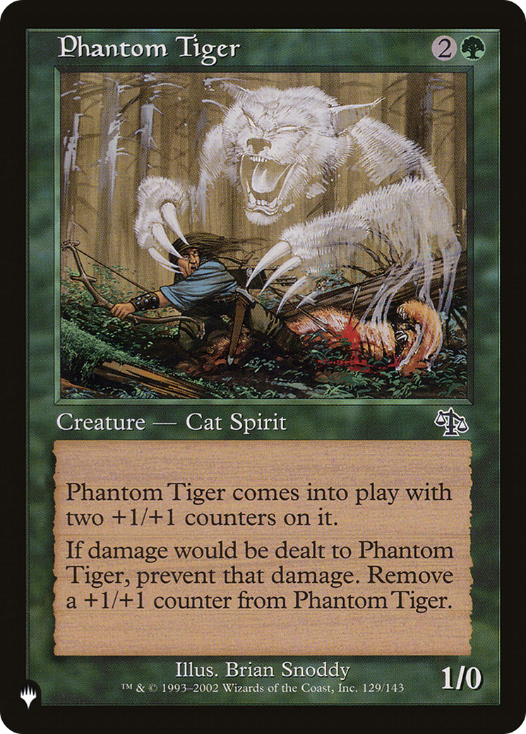 Phantom Tiger [The List] | I Want That Stuff Brandon