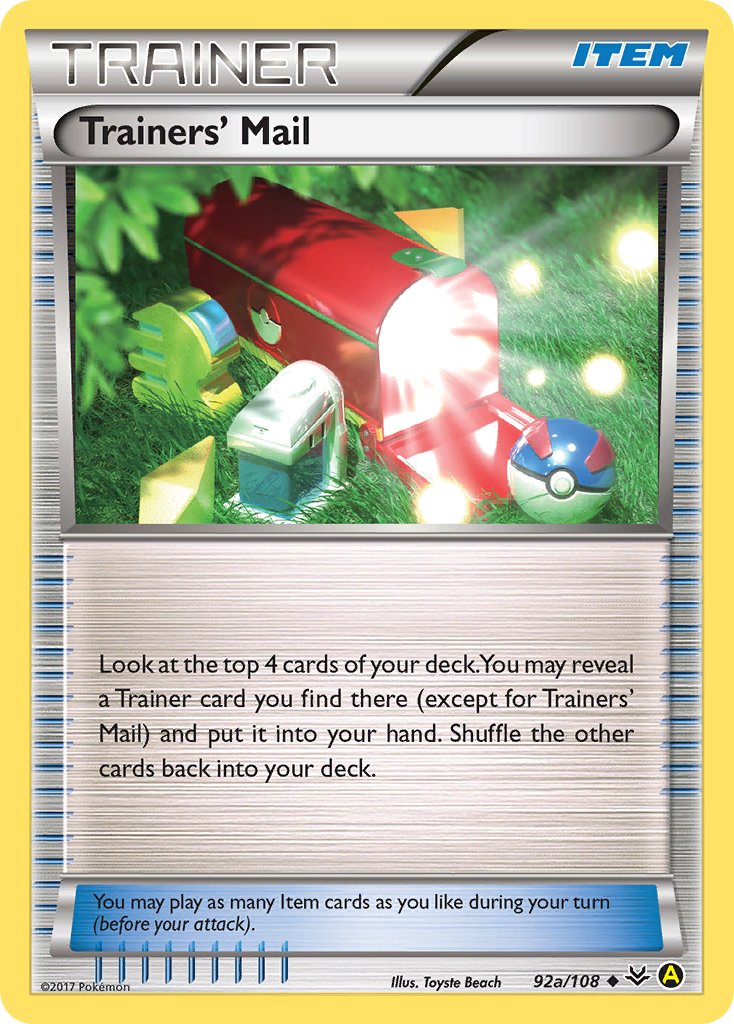 Trainers' Mail (92a/108) [Alternate Art Promos] | I Want That Stuff Brandon