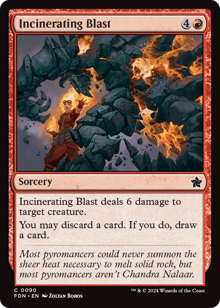 Incinerating Blast [Foundations] | I Want That Stuff Brandon