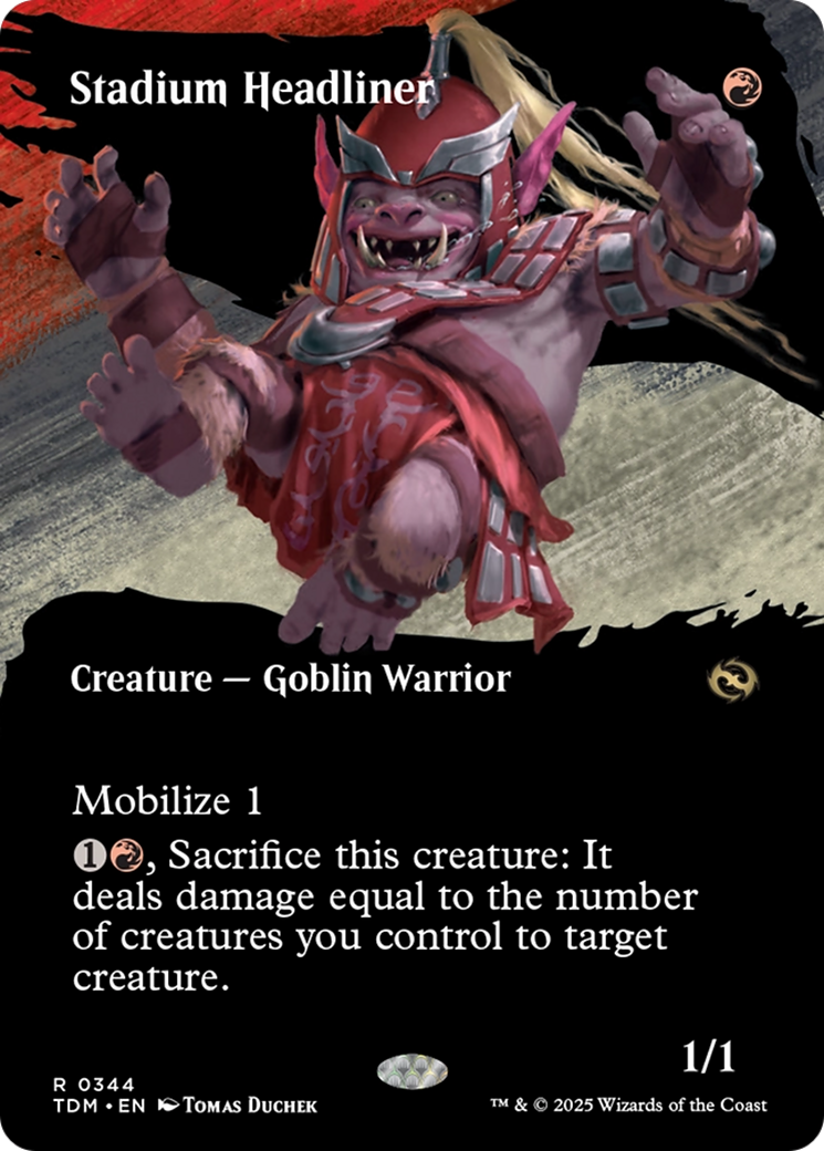 Stadium Headliner (Borderless) [Tarkir: Dragonstorm] | I Want That Stuff Brandon