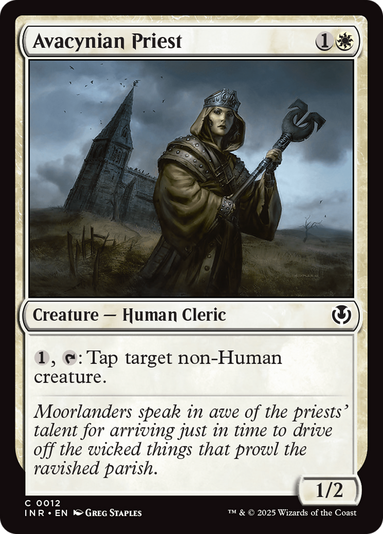 Avacynian Priest [Innistrad Remastered] | I Want That Stuff Brandon