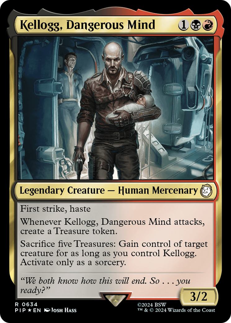 Kellogg, Dangerous Mind (Surge Foil) [Fallout] | I Want That Stuff Brandon