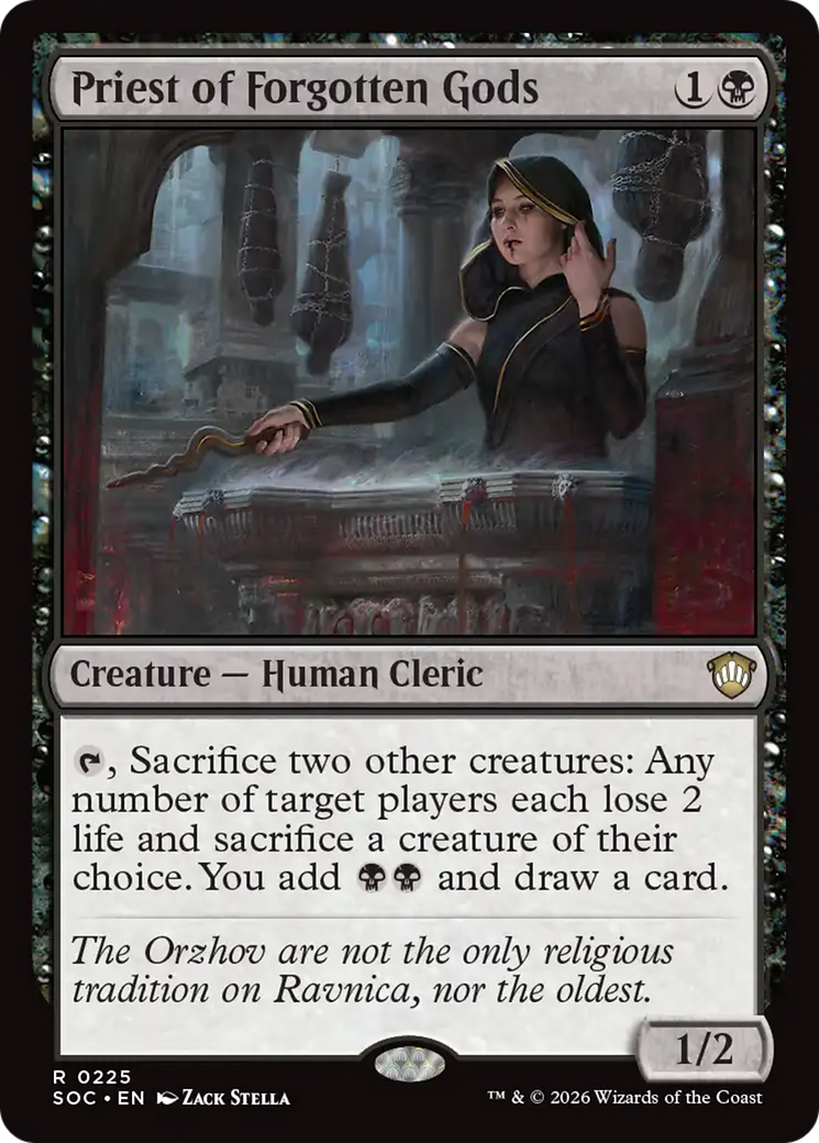 Priest of Forgotten Gods [Secrets of Strixhaven Commander] | I Want That Stuff Brandon