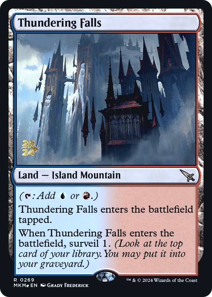 Thundering Falls [Murders at Karlov Manor Prerelease Promos] | I Want That Stuff Brandon