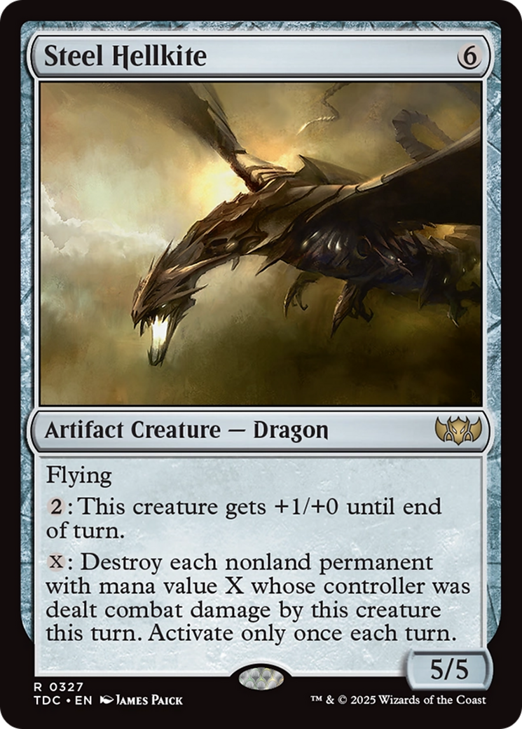 Steel Hellkite [Tarkir: Dragonstorm Commander] | I Want That Stuff Brandon