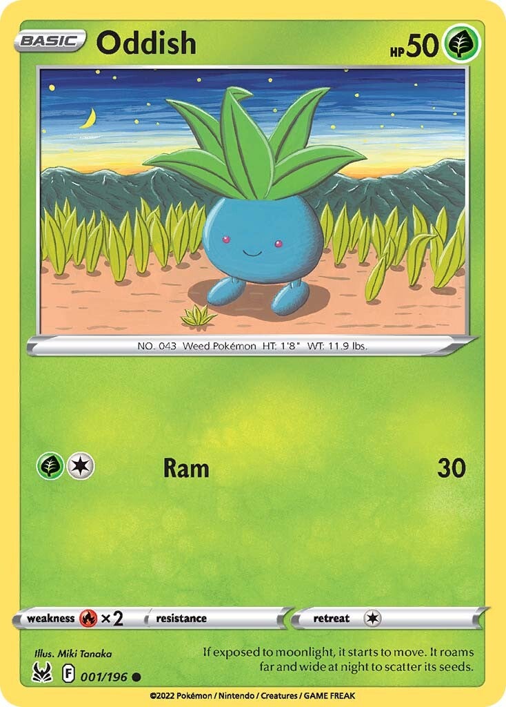 Oddish (001/196) [Sword & Shield: Lost Origin] | I Want That Stuff Brandon