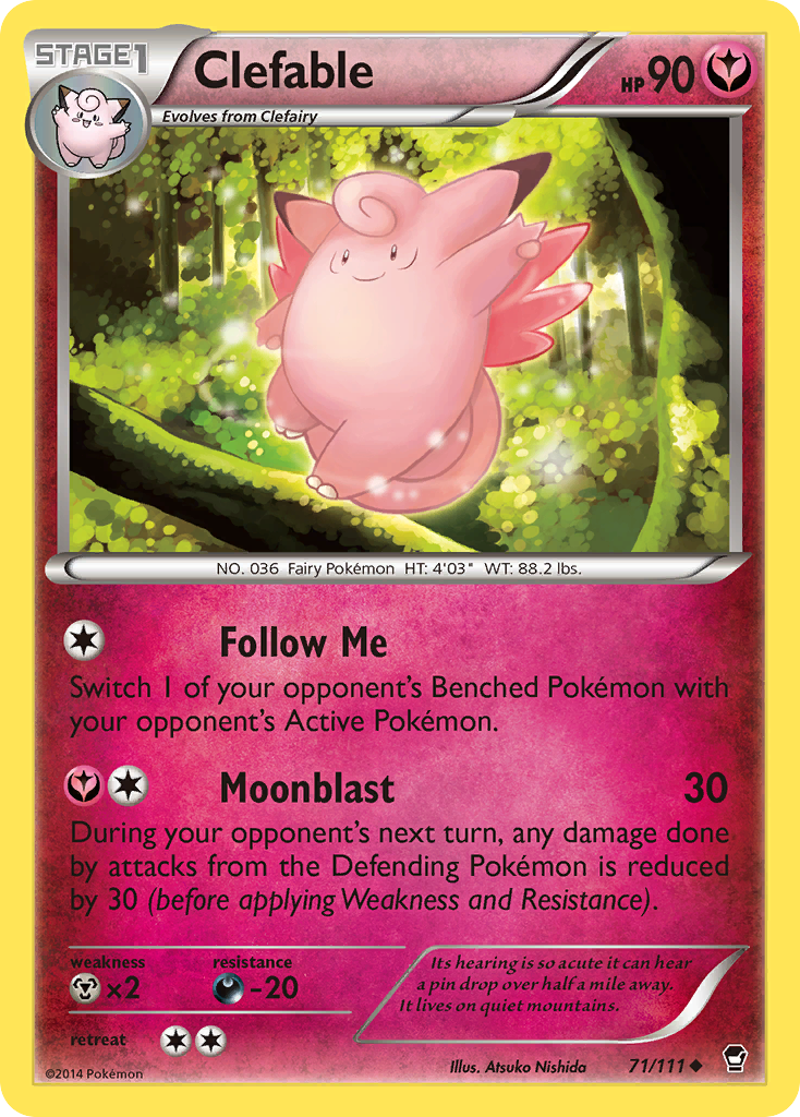 Clefable (71/111) [XY: Furious Fists] | I Want That Stuff Brandon