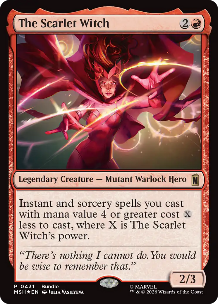 The Scarlet Witch (Bundle) [Marvel Super Heroes Promos] | I Want That Stuff Brandon