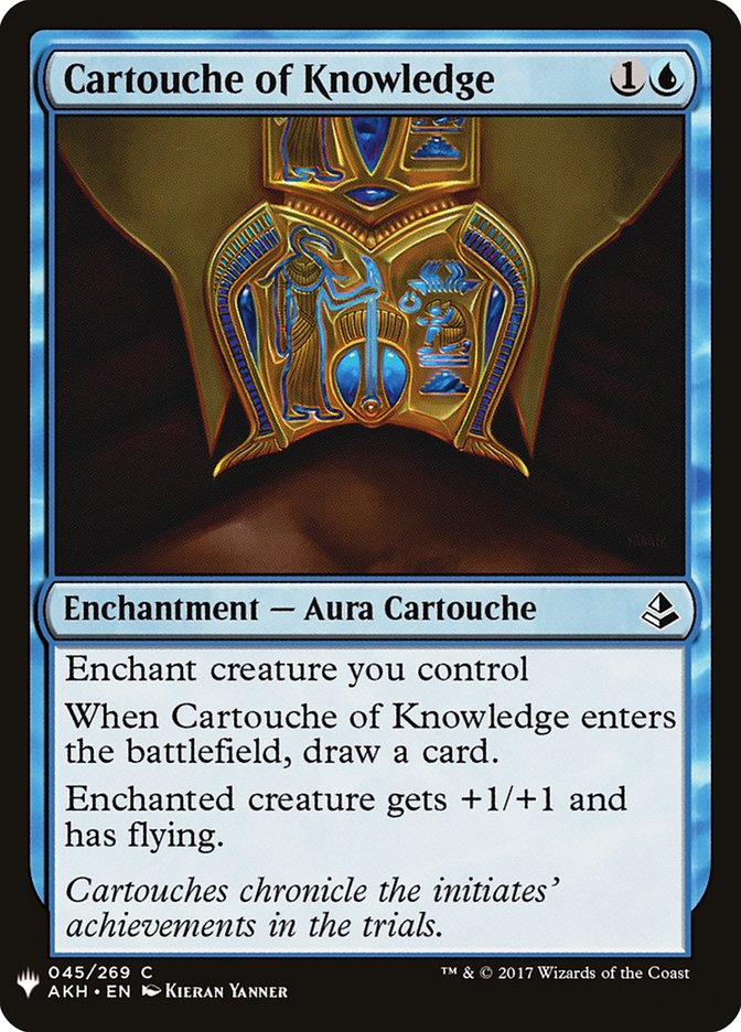 Cartouche of Knowledge [Mystery Booster] | I Want That Stuff Brandon